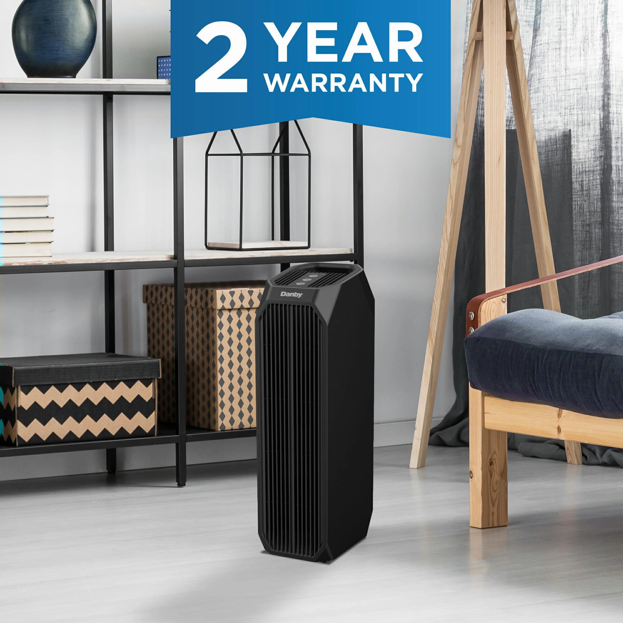 Danby DAP143BABUV Danby Air Purifier Up To 210 Sq. Ft. In Black