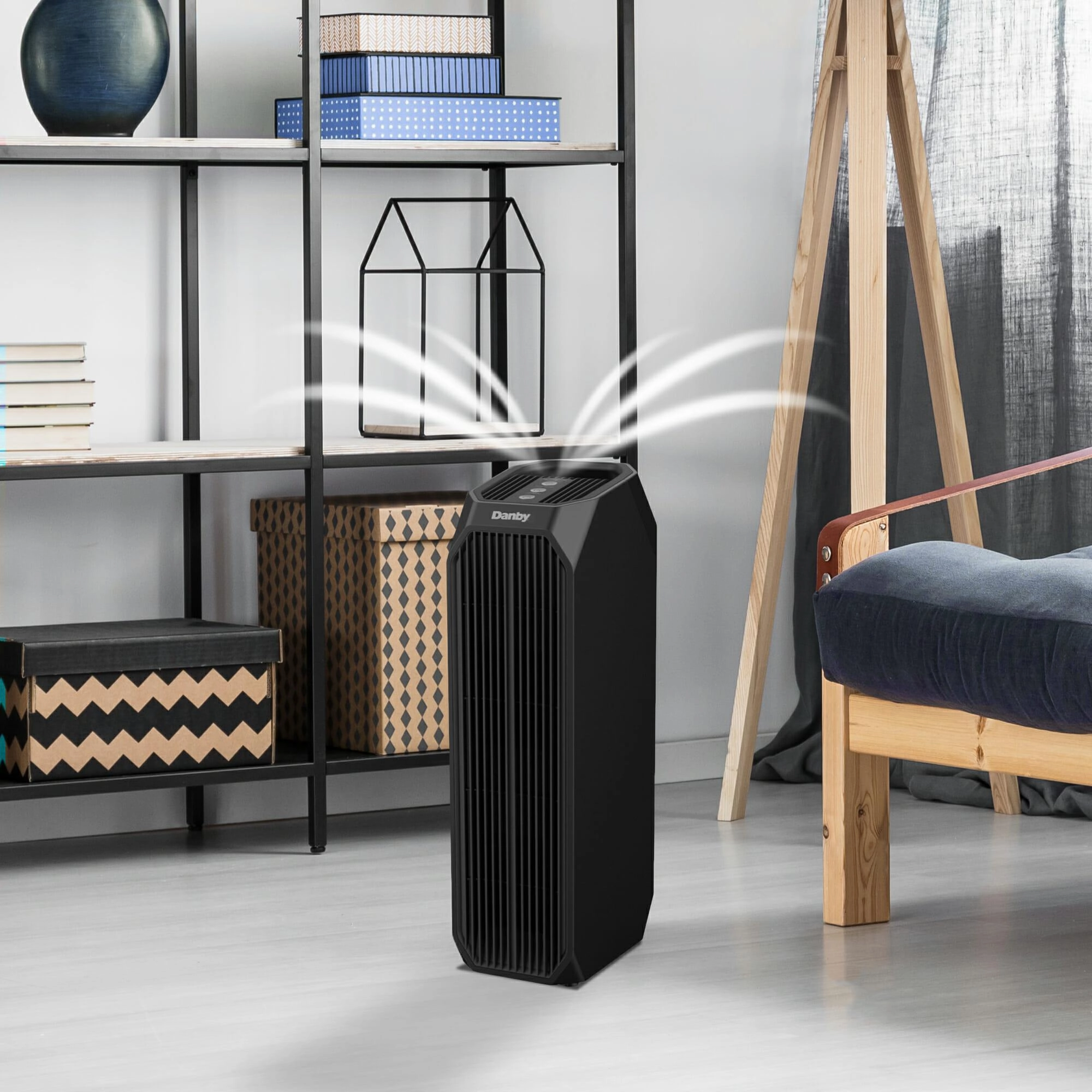 Danby DAP143BABUV Danby Air Purifier Up To 210 Sq. Ft. In Black