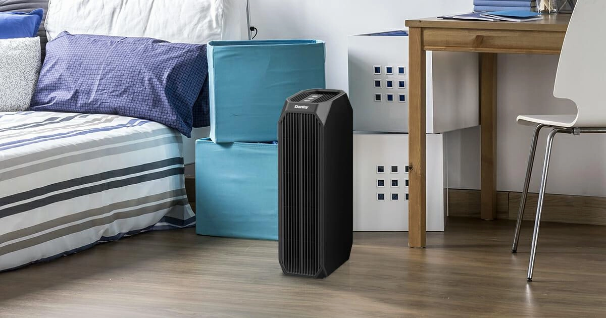 Danby DAP143BABUV Danby Air Purifier Up To 210 Sq. Ft. In Black