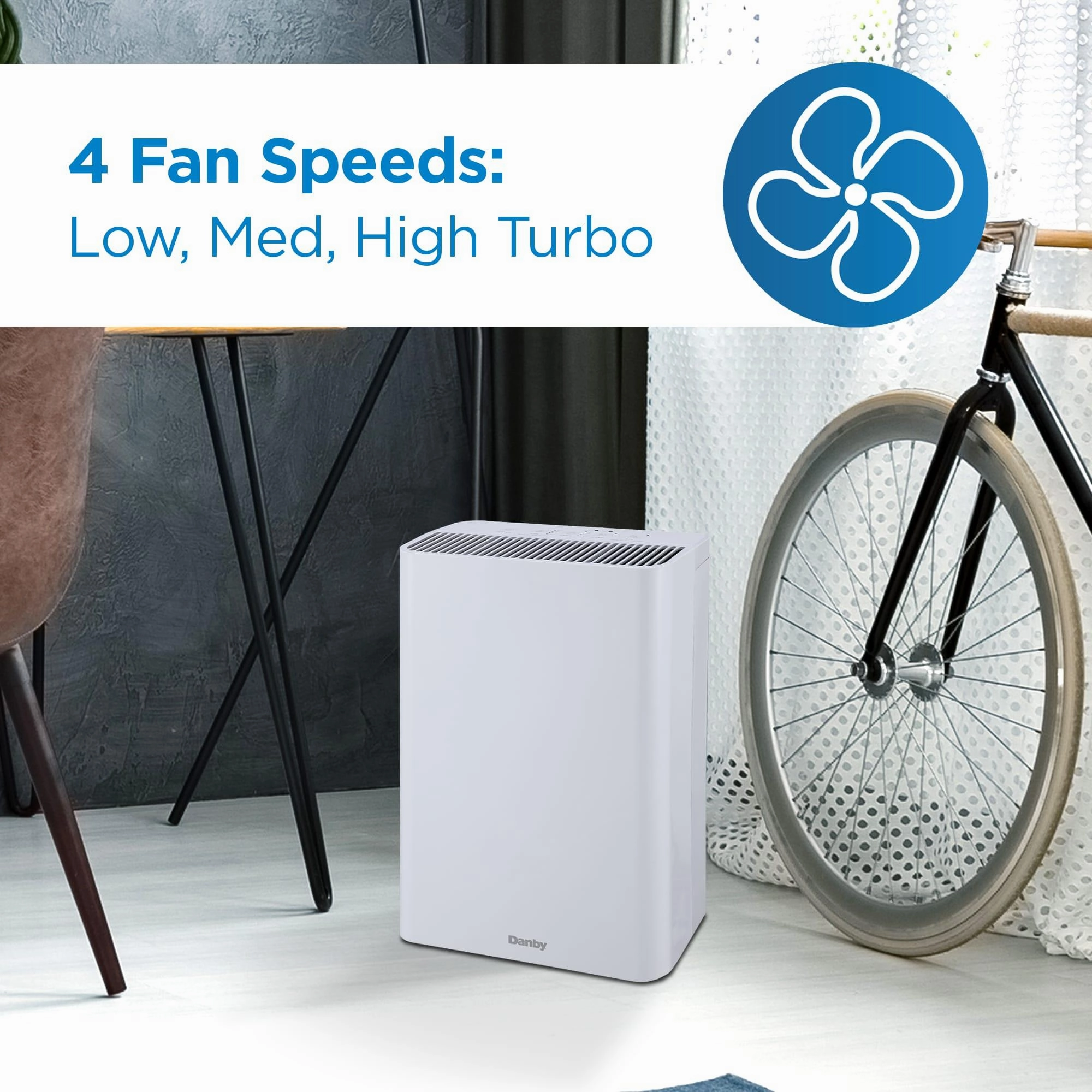 Danby DAP152BAWI Danby Air Purifier Up To 210 Sq. Ft. In White