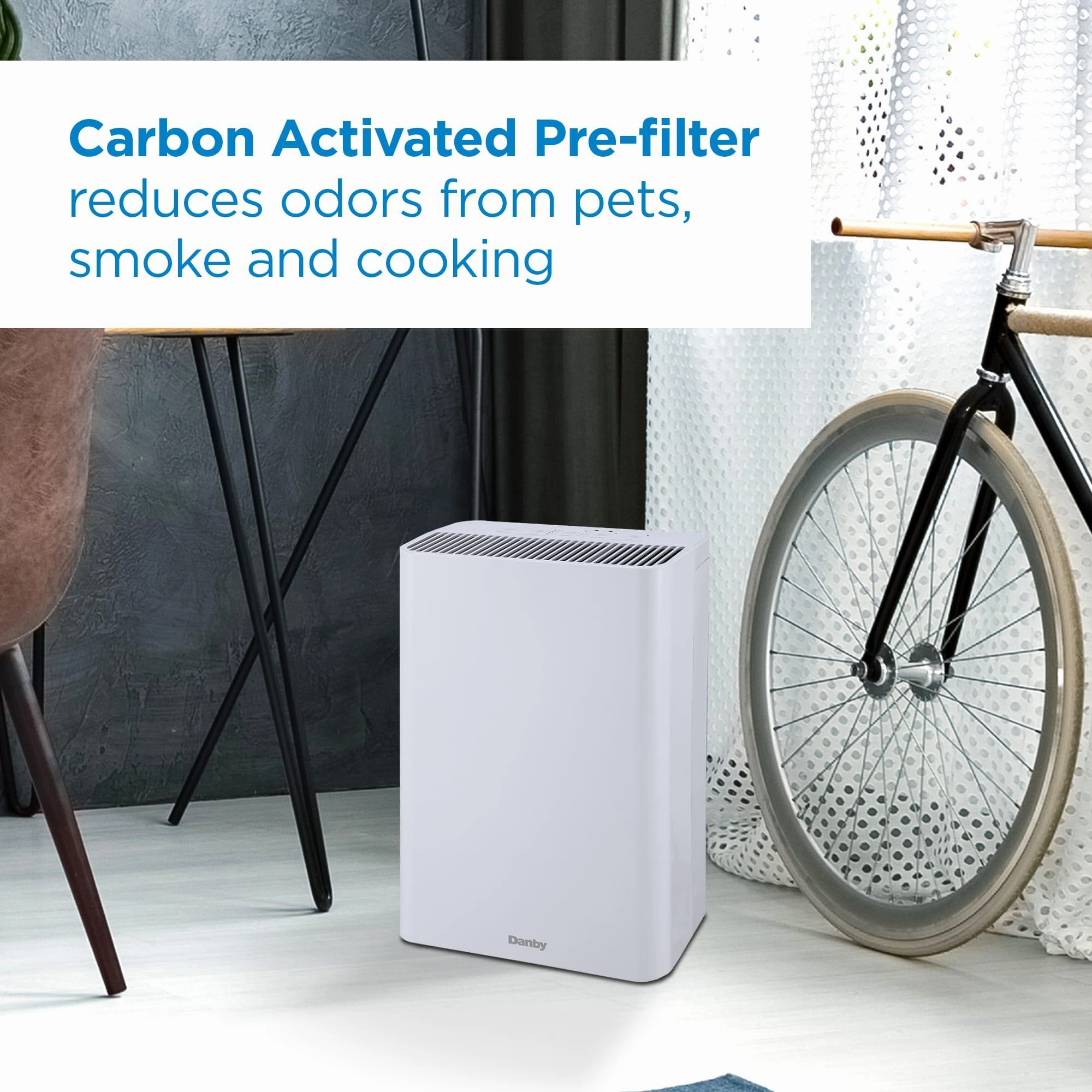 Danby DAP152BAWI Danby Air Purifier Up To 210 Sq. Ft. In White