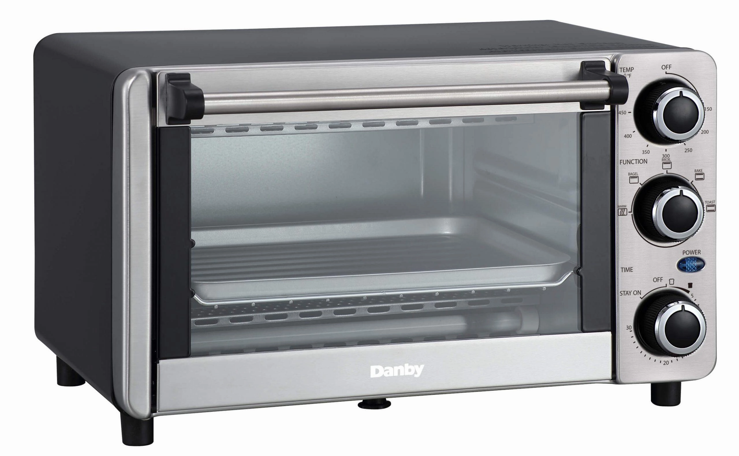 Danby DBTO0412BBSS Danby 0.4 Cu Ft/12L 4 Slice Countertop Toaster Oven