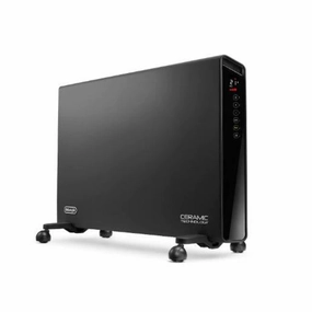 De'Longhi Fan Heater 24-Hour Timer, Anti-Frost Function-Double Insulation, Black