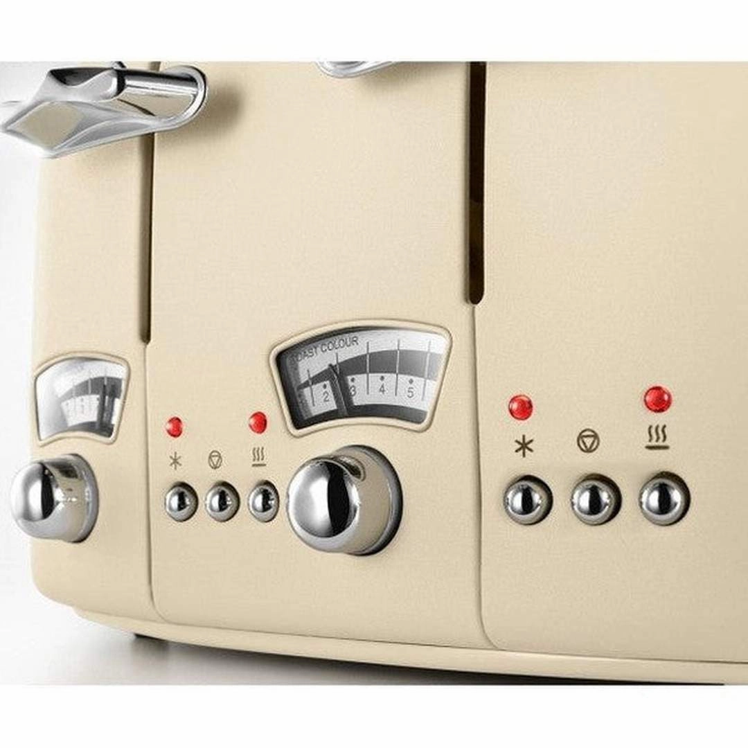 DeLonghi Argento Toaster | Flora Cream