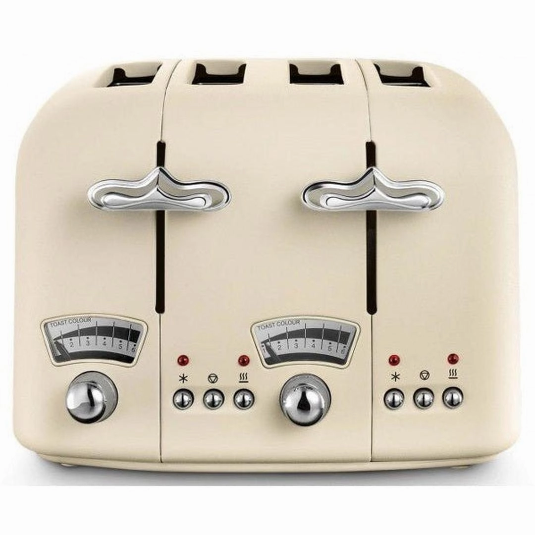 DeLonghi Argento Toaster | Flora Cream