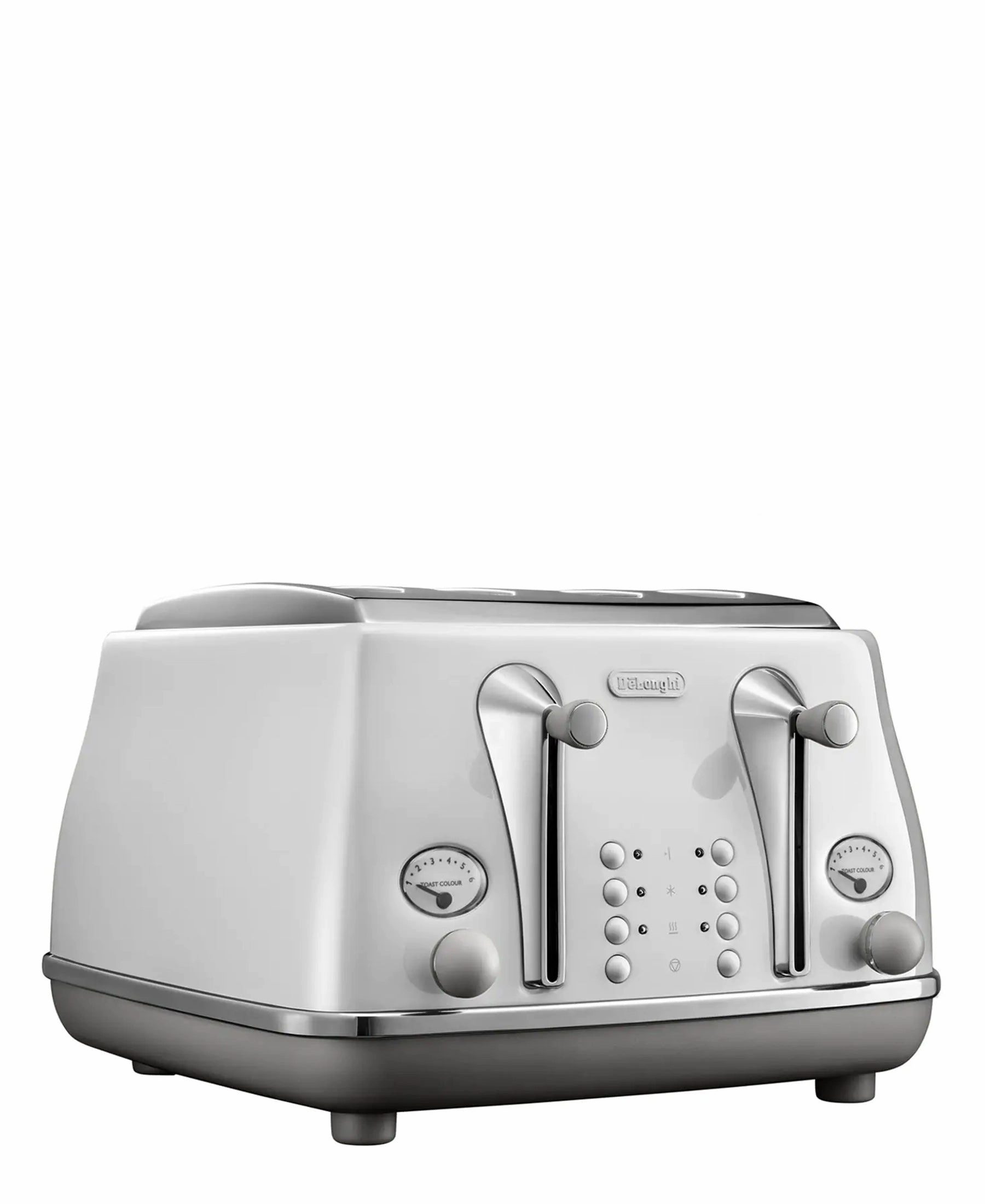 Delonghi Icona Capitals 4 Slice Toaster - White