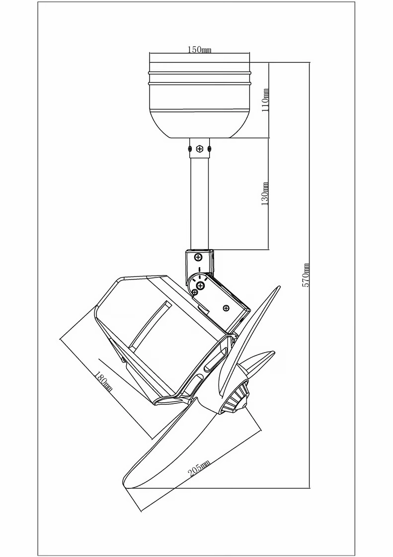 DINO 16" SMART CORNER CEILING FAN