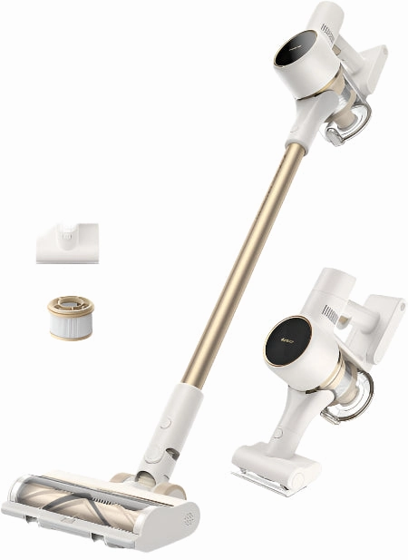 Dreame Upright Vacuum, 120Watts, 60Min Runtime, White