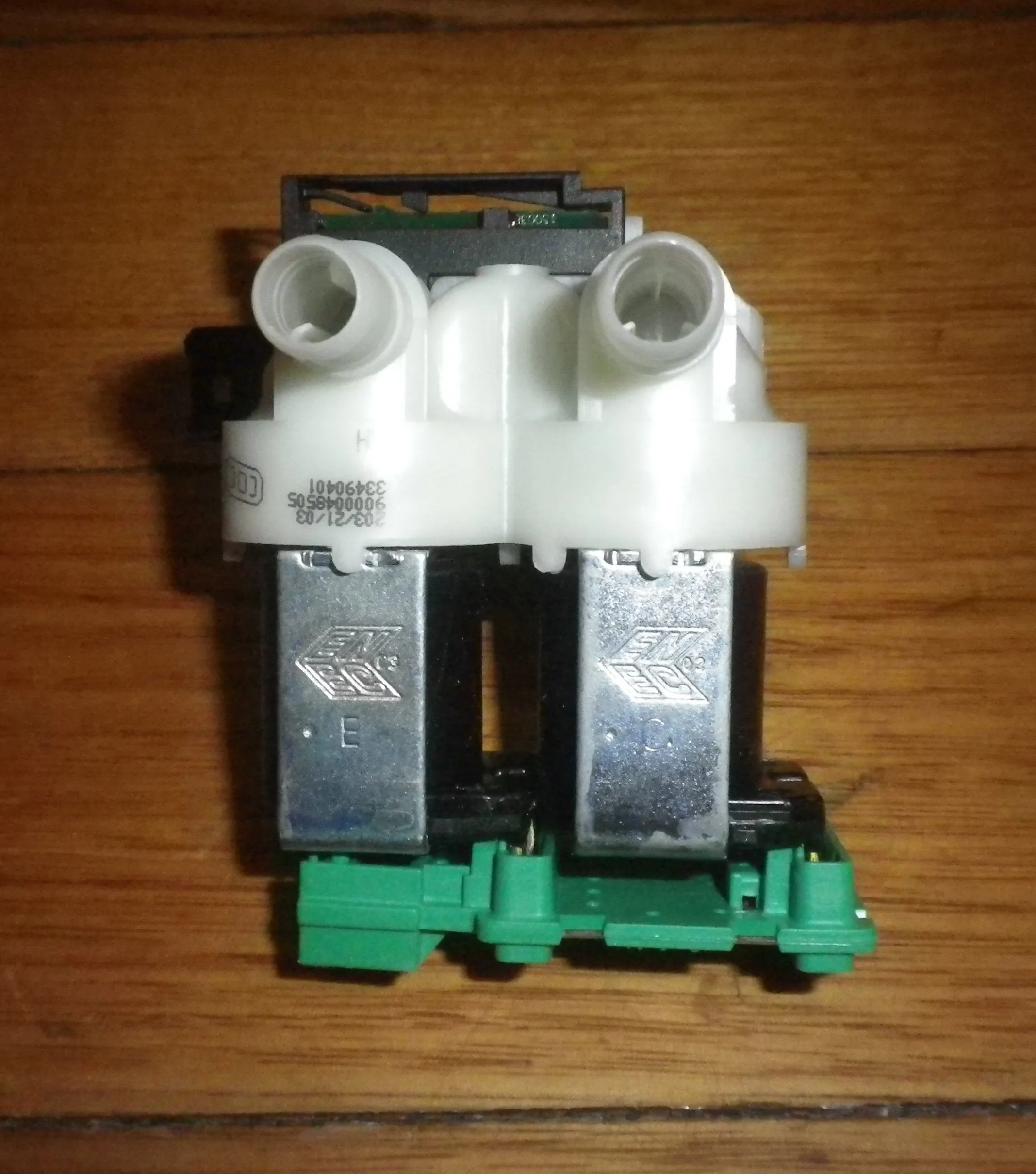 Dual Inlet Valve for Bosch WAS28461AU Front Load Washer - Part # 606001, 00606001