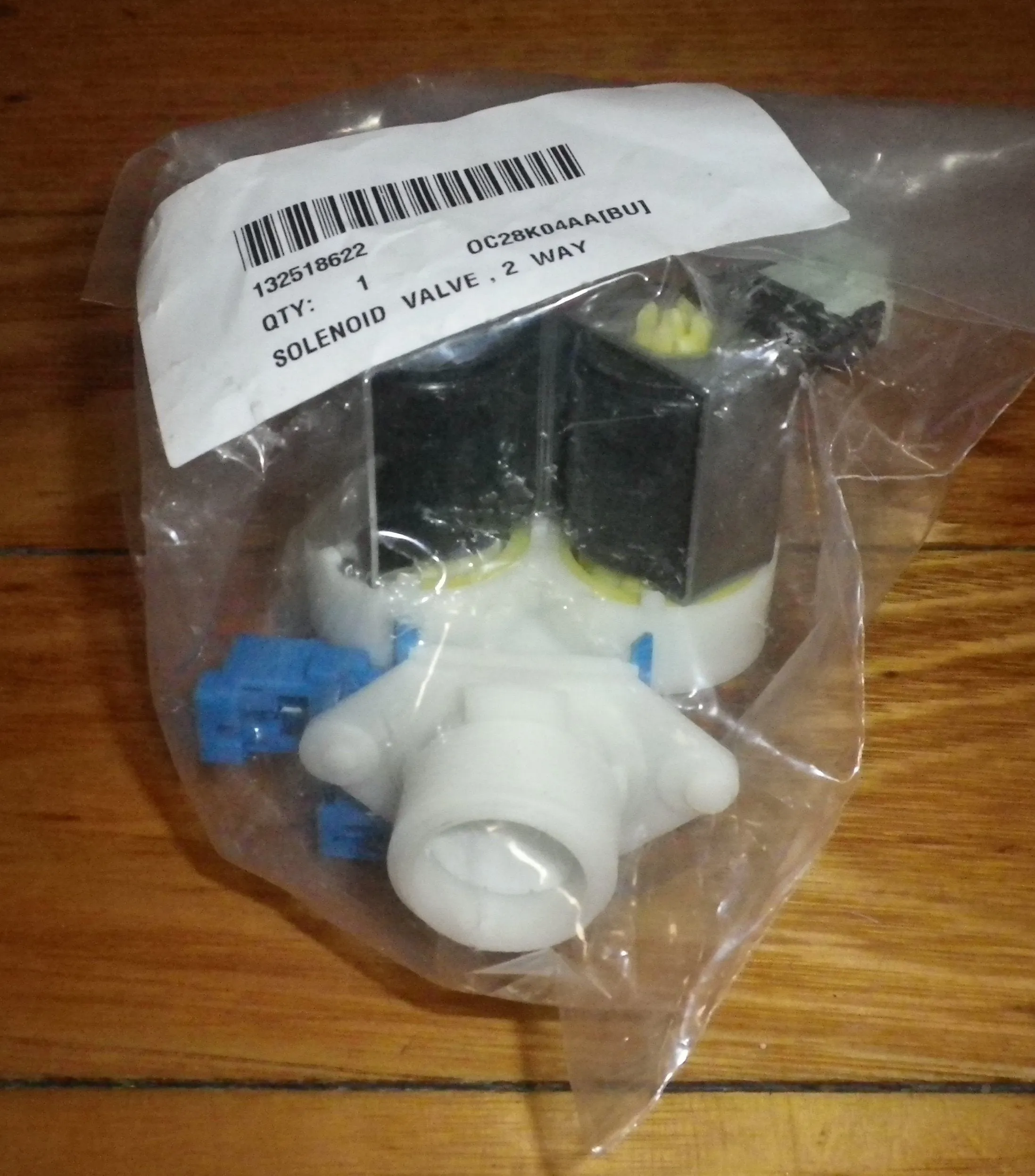 Dual Inlet Valve suits Electrolux EWF12832 Front Load Washer - Part # 132518622