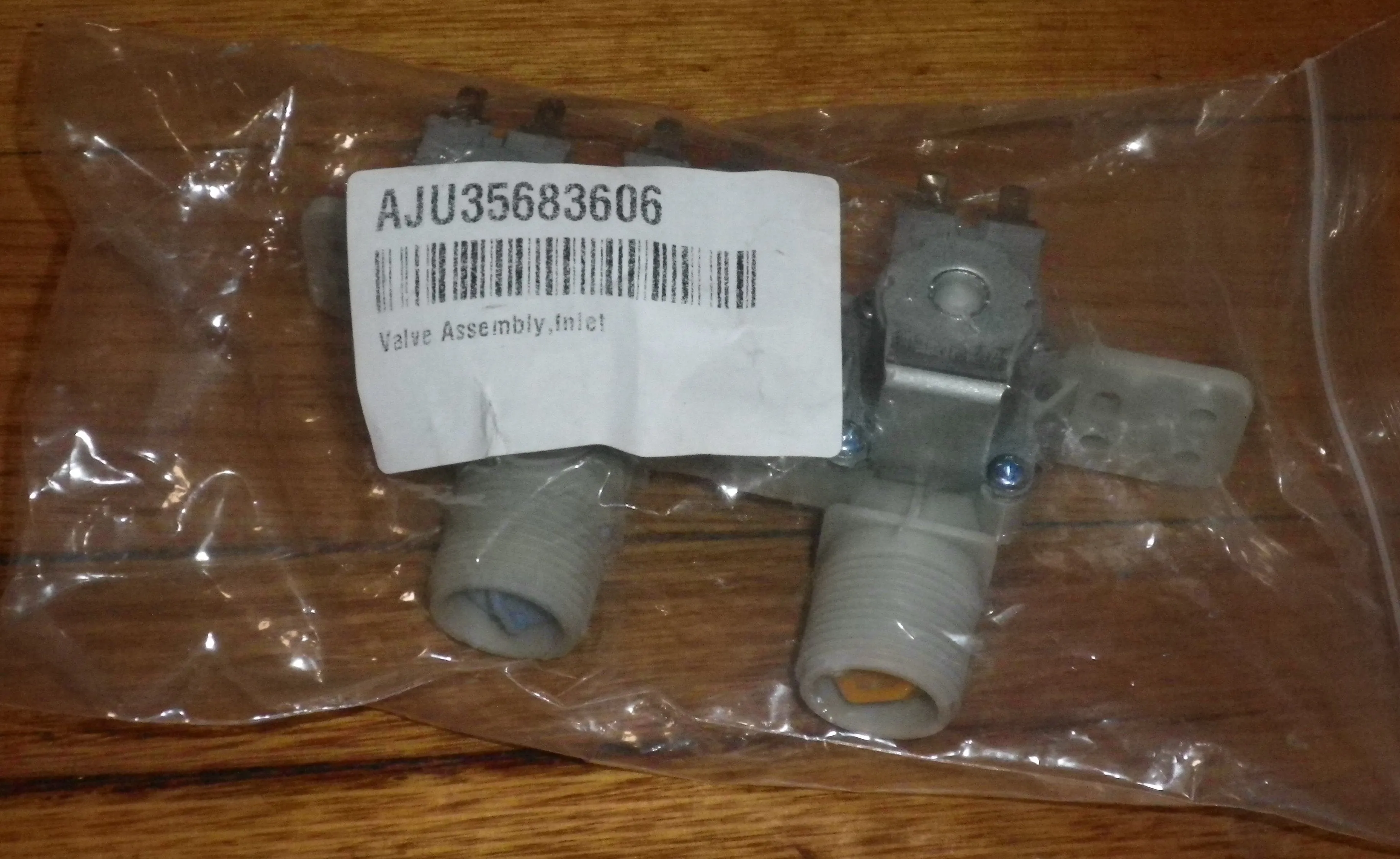Dual Inlet Valve suits LG WF-T8582 Top Load Washer - Part # AJU35683606
