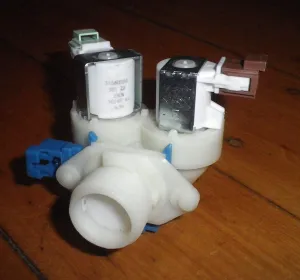 Dual Inlet Valve with Flowmeter suits AEG LF6E8431A Front Load Washer - Part # 1325186508