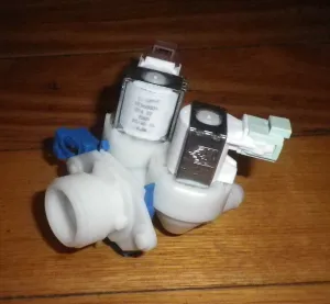 Dual Inlet Valve with Flowmeter suits AEG LWX9A9613C Washer Dryer - Part # 1325186607