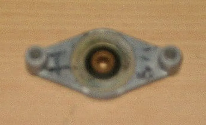 Early Hoover Electric Pump Motor Bearing End Cap - Part # HA056