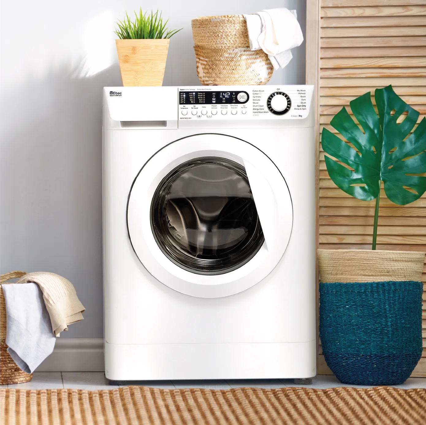 Ebac AWM86D2-WH 8Kg Freestanding Washing Machine