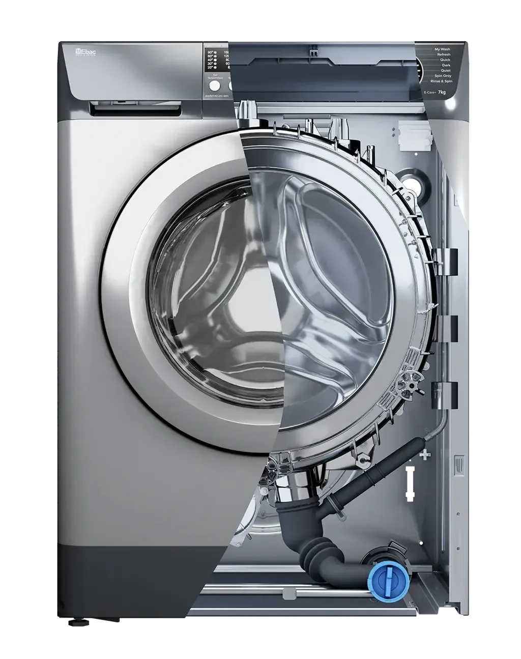 Ebac AWM96D2-SR 9Kg Freestanding Washing Machine