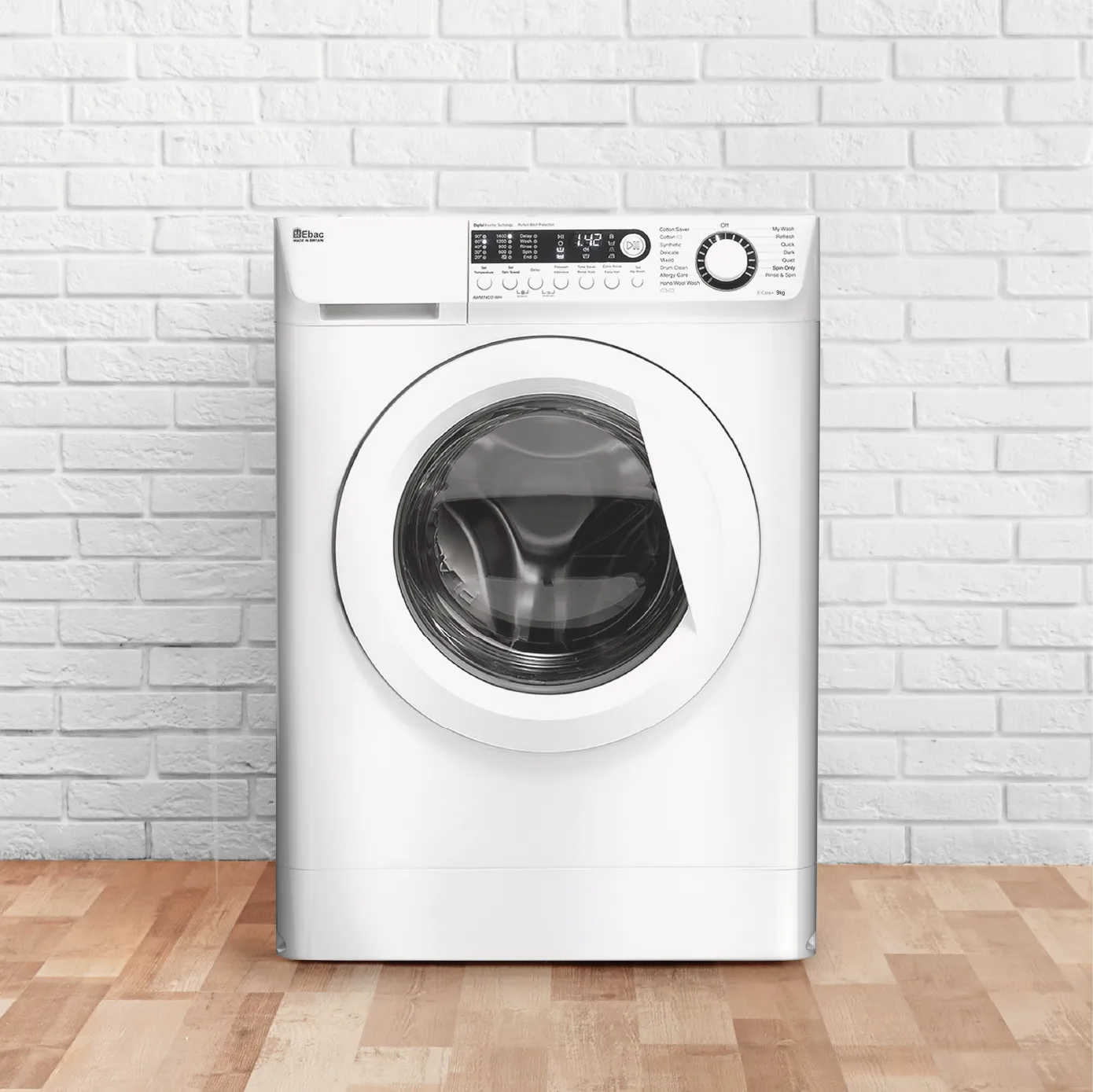 Ebac AWM96D2-WH 9Kg Freestanding Washing Machine
