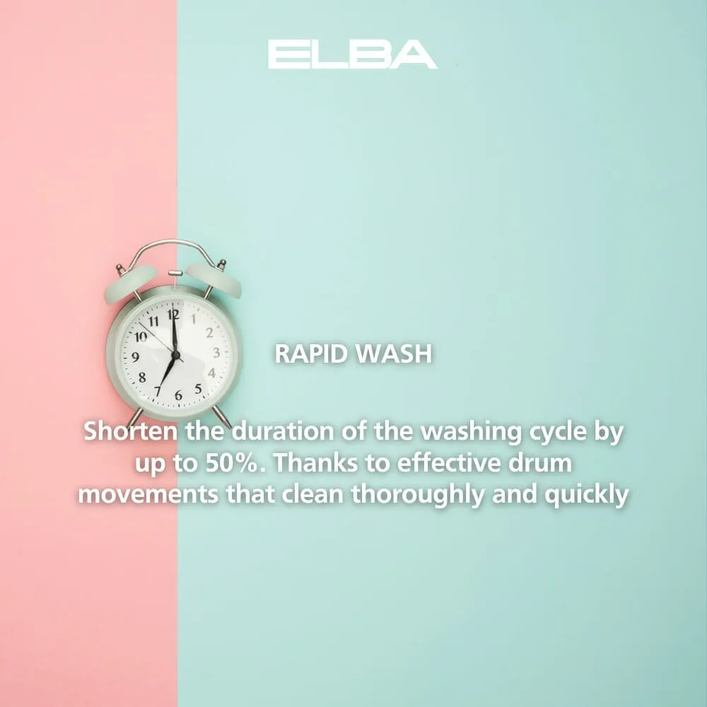 ELBA EWF 80120 VT 8KG FRONT LOAD WASHER