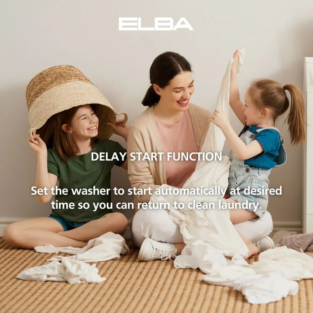 ELBA EWF 80120 VT 8KG FRONT LOAD WASHER
