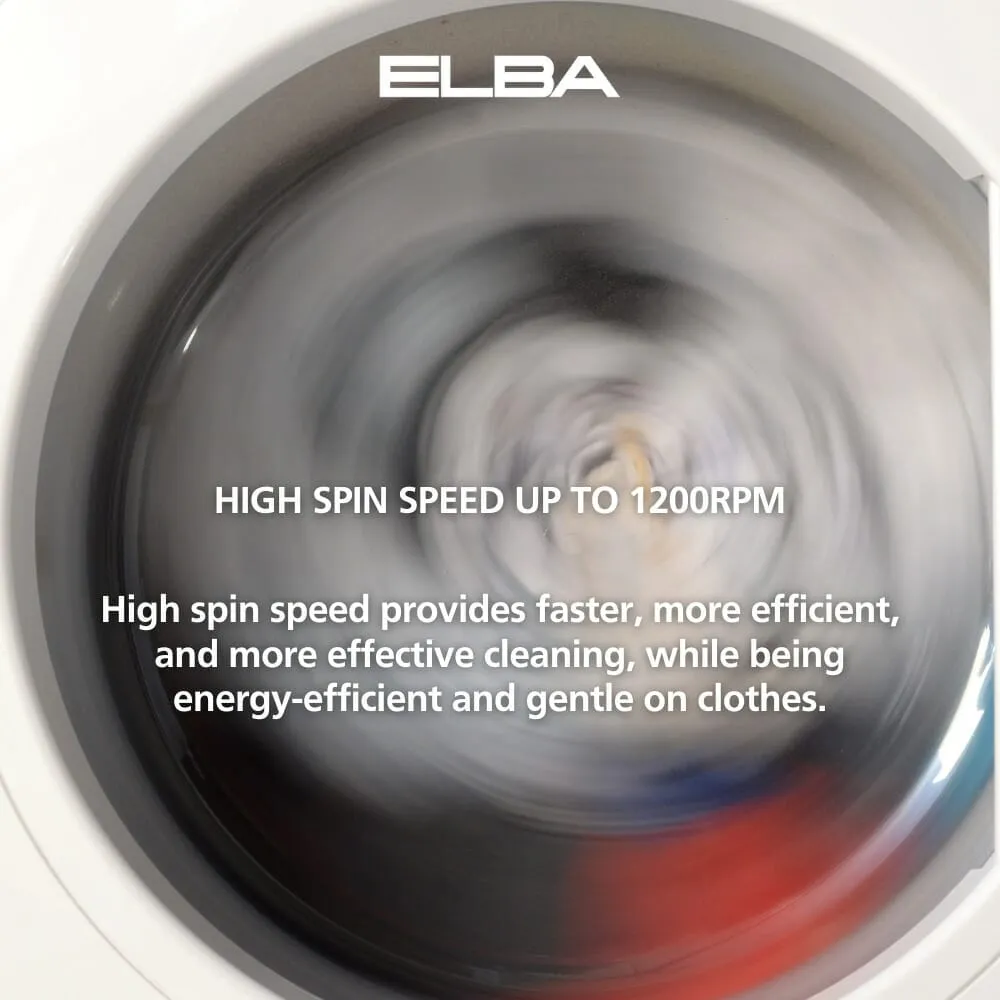 ELBA EWF 80120 VT 8KG FRONT LOAD WASHER