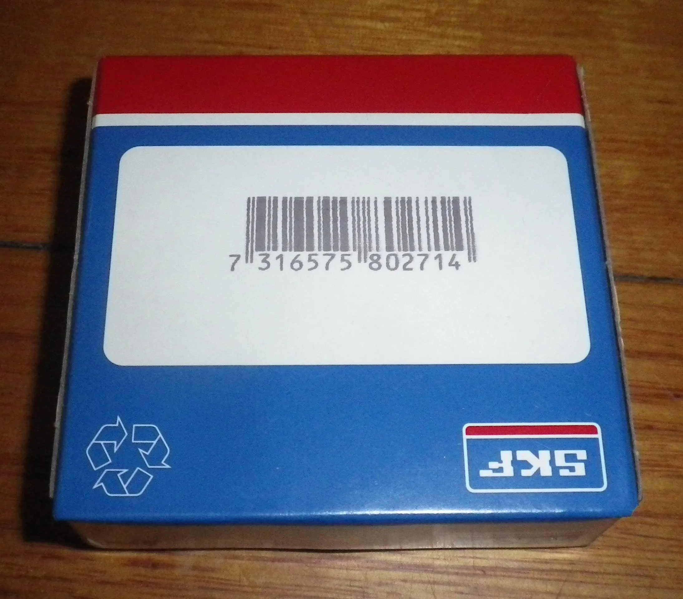Electolux EWF14912, EWF14933 F/L Inner Drum Bearing - Part # 6207-2Z, 5423357-20/0