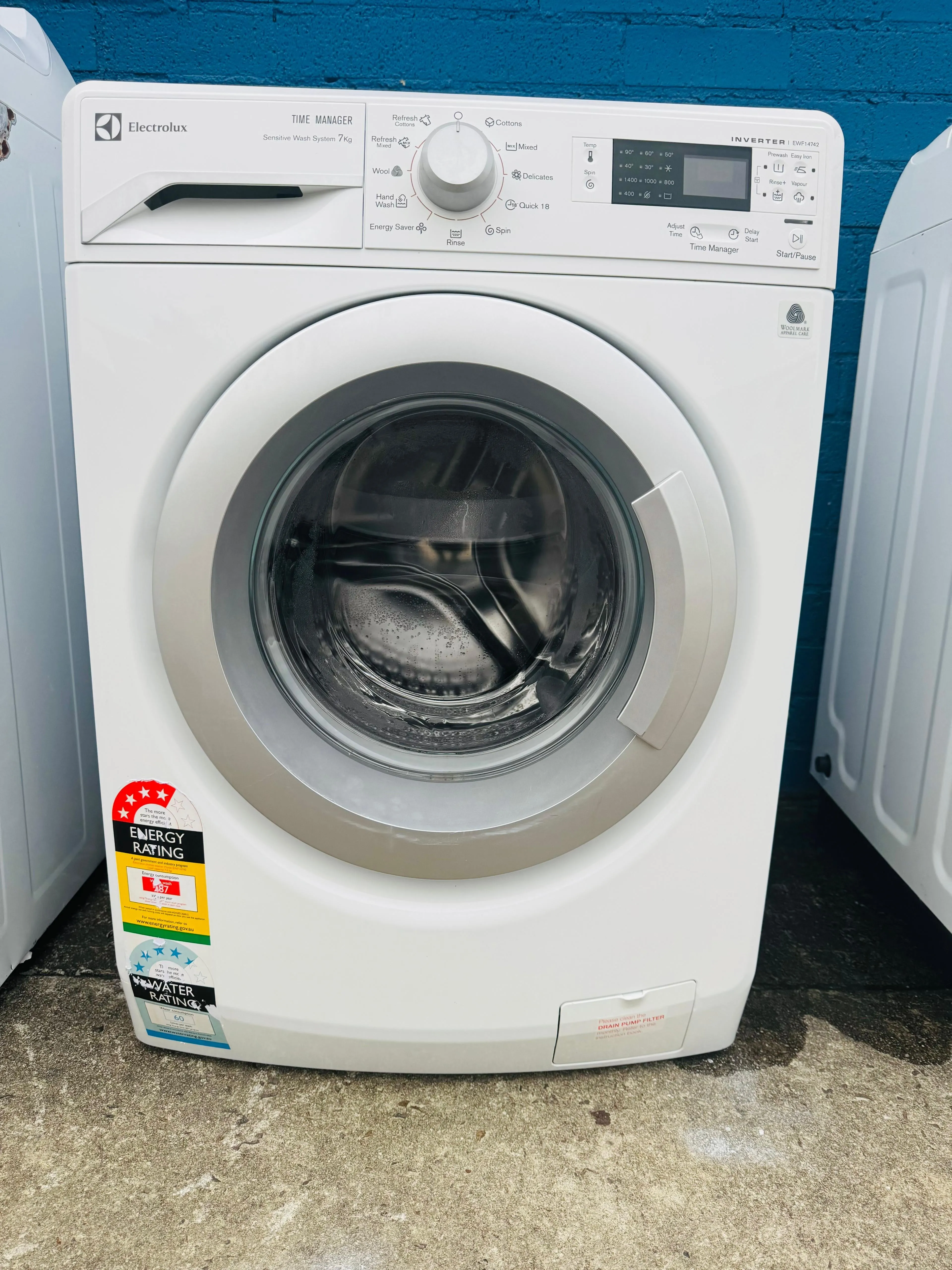 **ELECTROLUX 7KGS FRONT LOADER WASHING MACHINE**