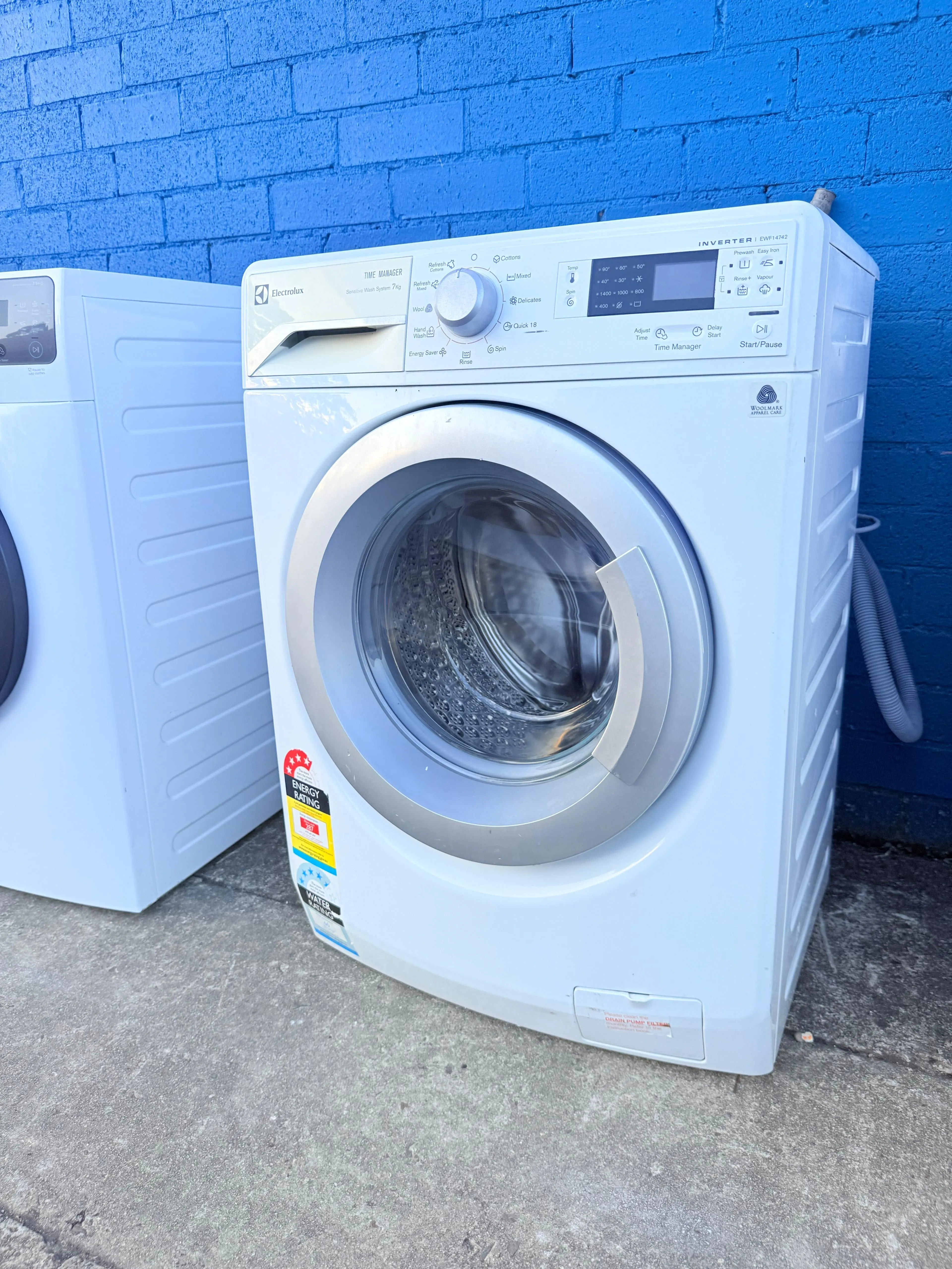 **ELECTROLUX 7KGS FRONT LOADER WASHING MACHINE**