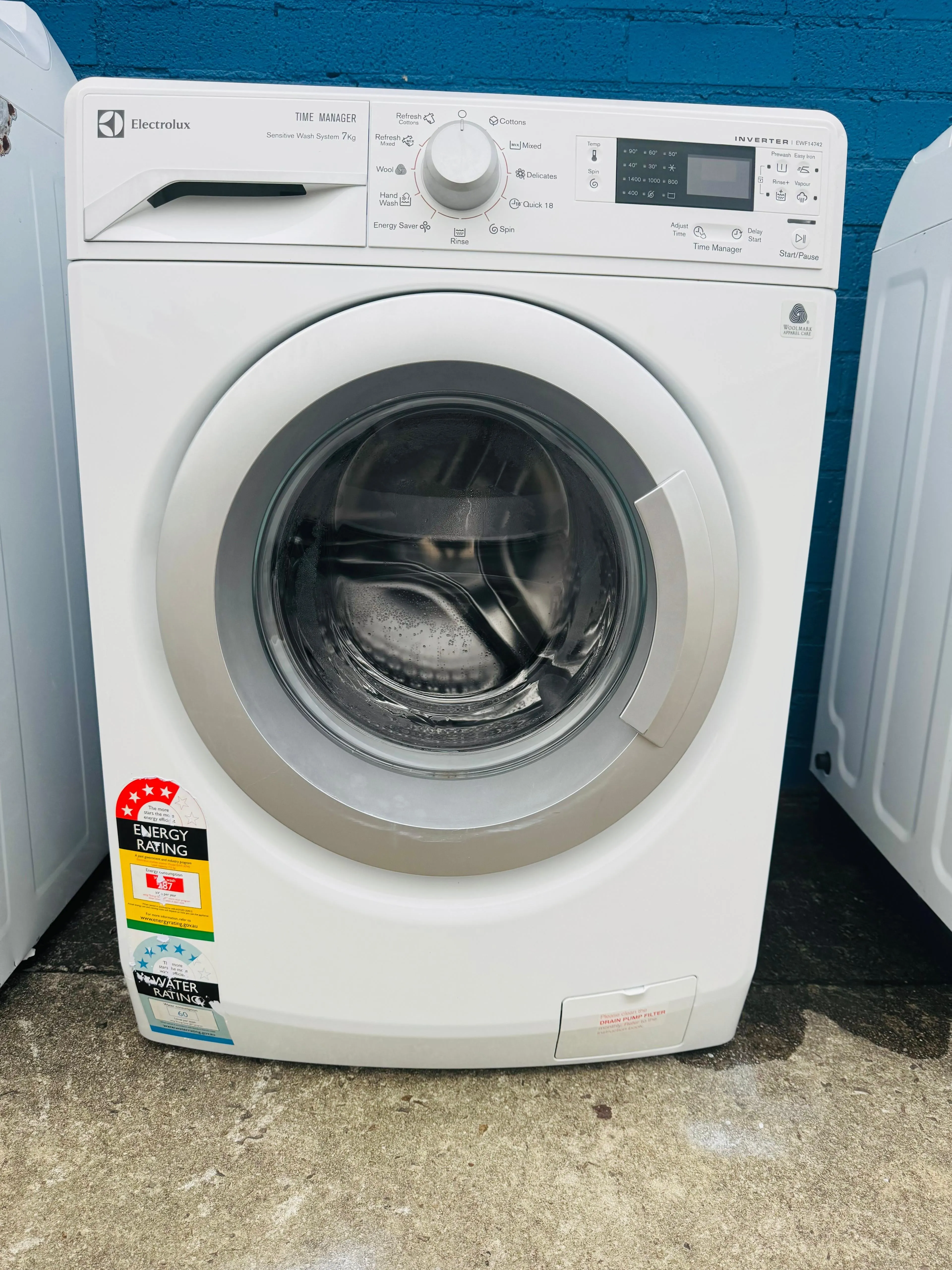 **ELECTROLUX 7KGS FRONT LOADER WASHING MACHINE**