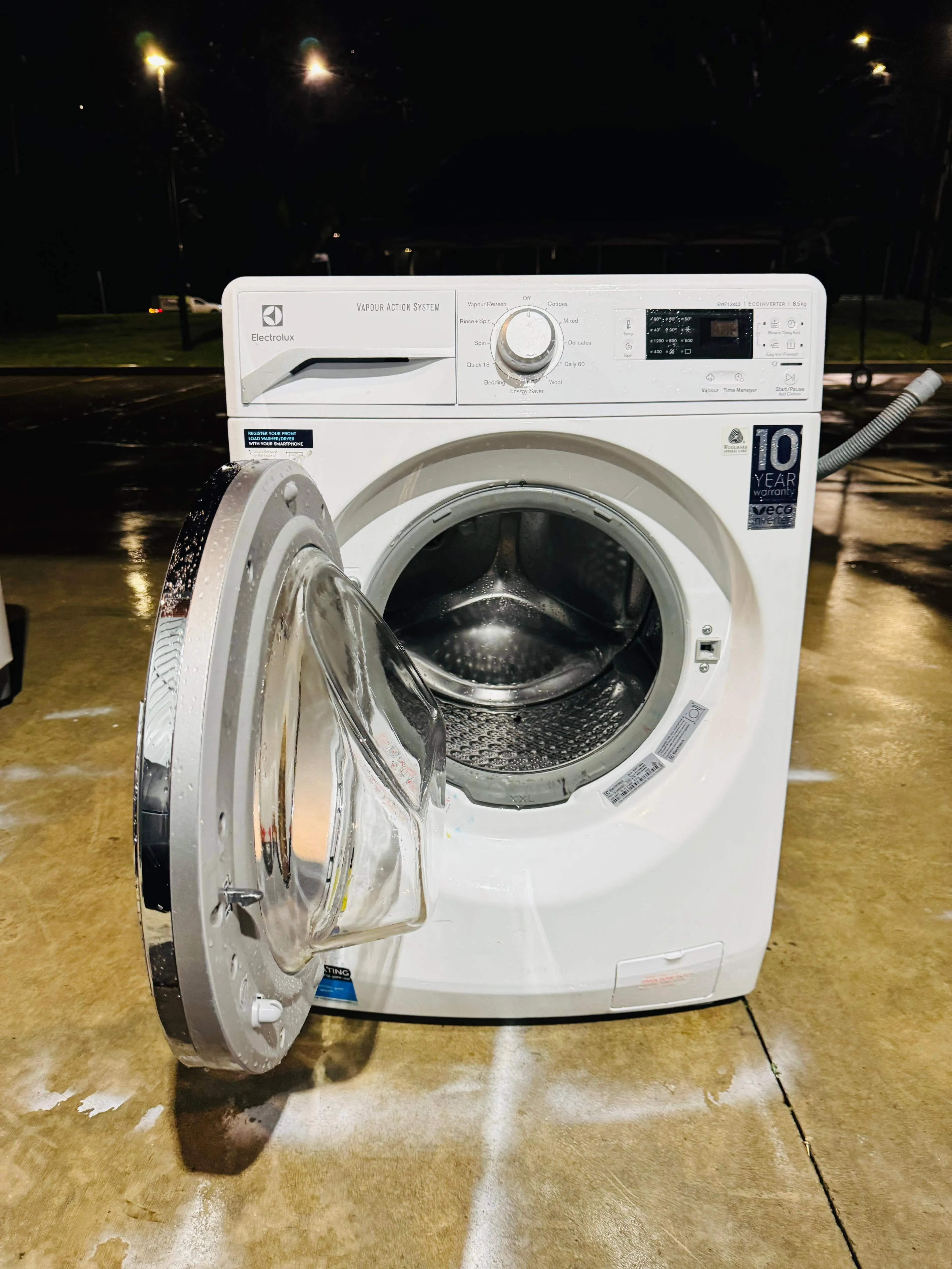 **ELECTROLUX 8.5 KGS FRONT LOADER WASHING MACHINE**