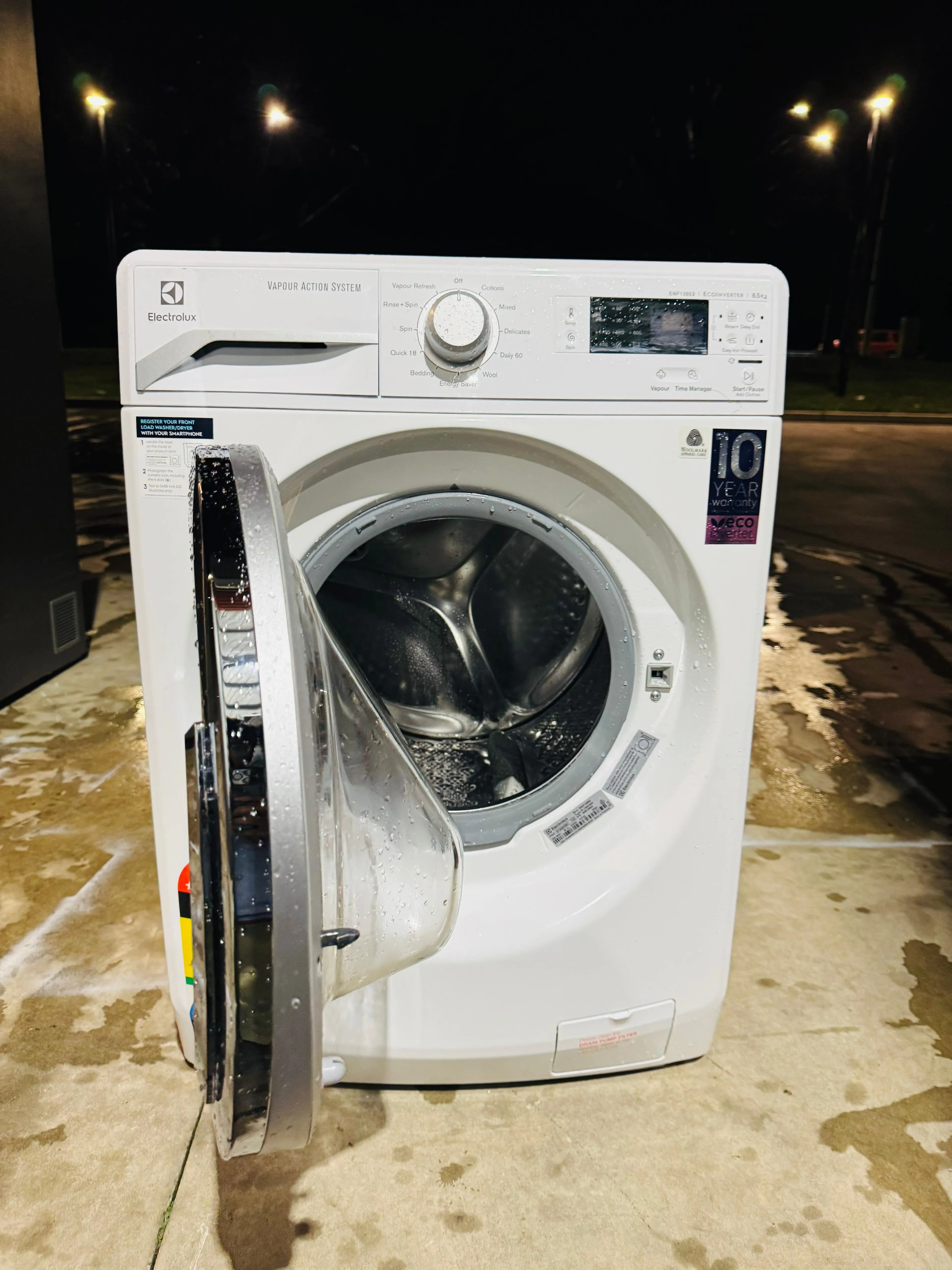 **ELECTROLUX 8.5 KGS FRONT LOADER WASHING MACHINE**