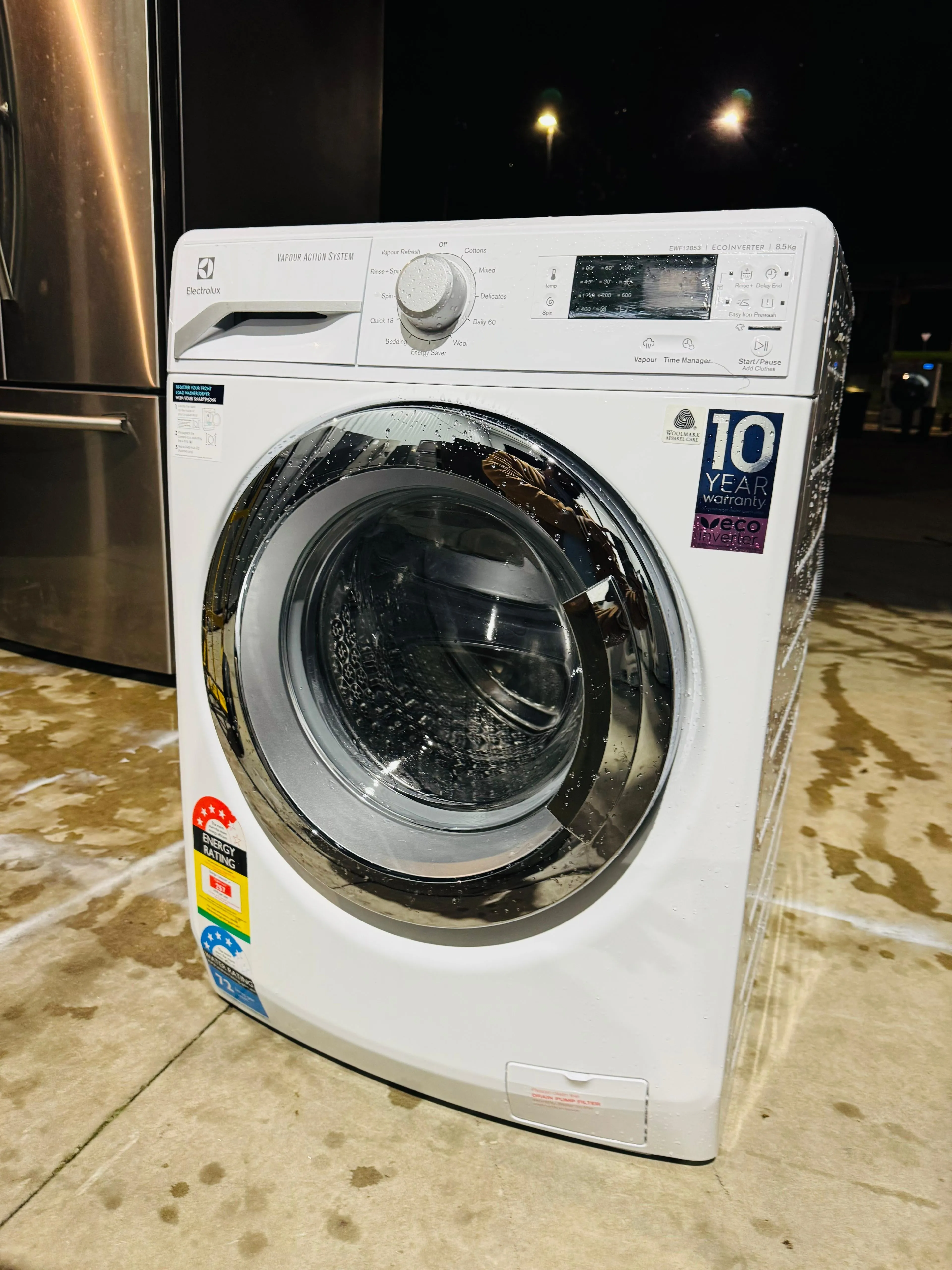 **ELECTROLUX 8.5 KGS FRONT LOADER WASHING MACHINE**