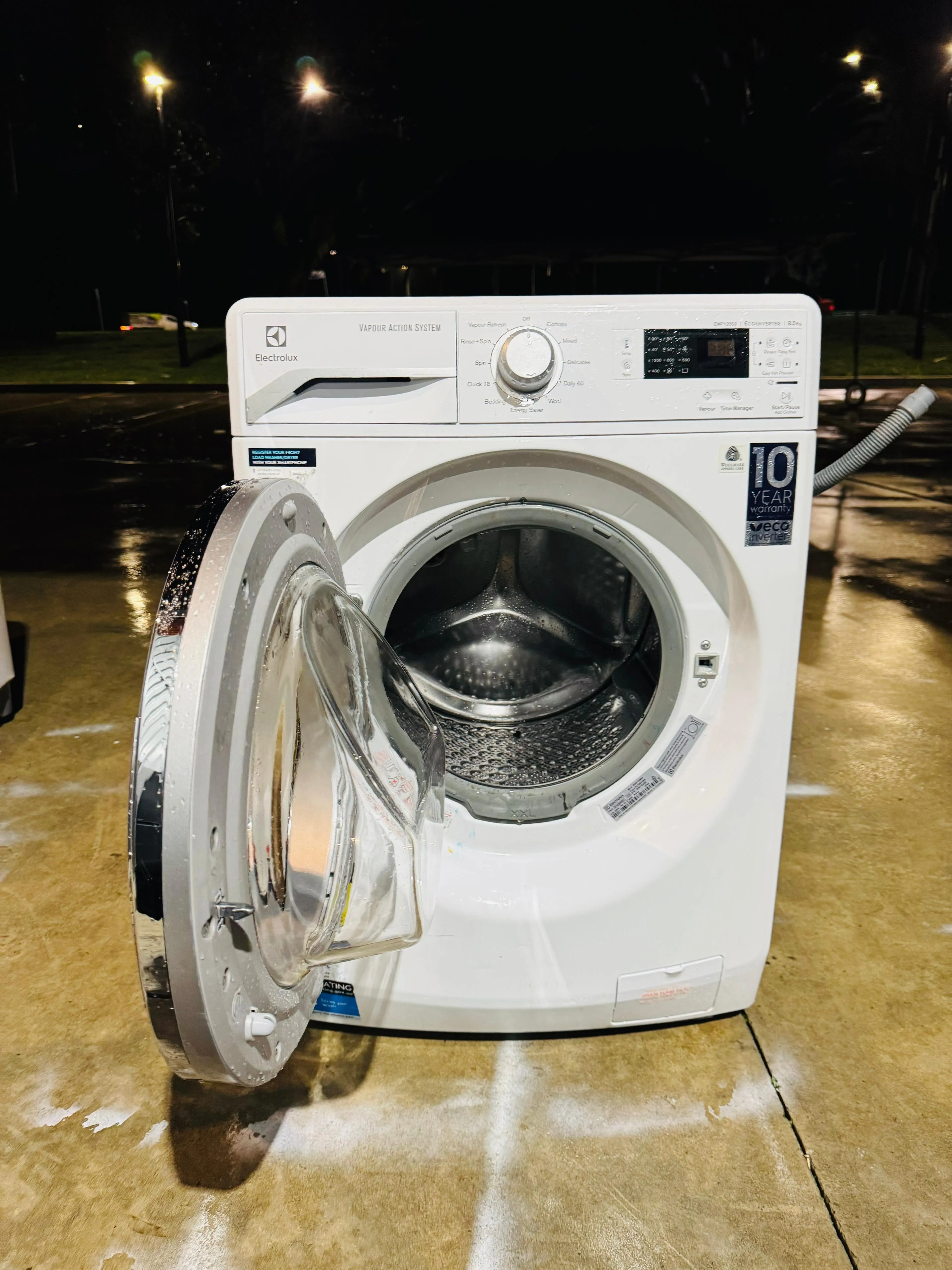 **ELECTROLUX 8.5 KGS FRONT LOADER WASHING MACHINE**