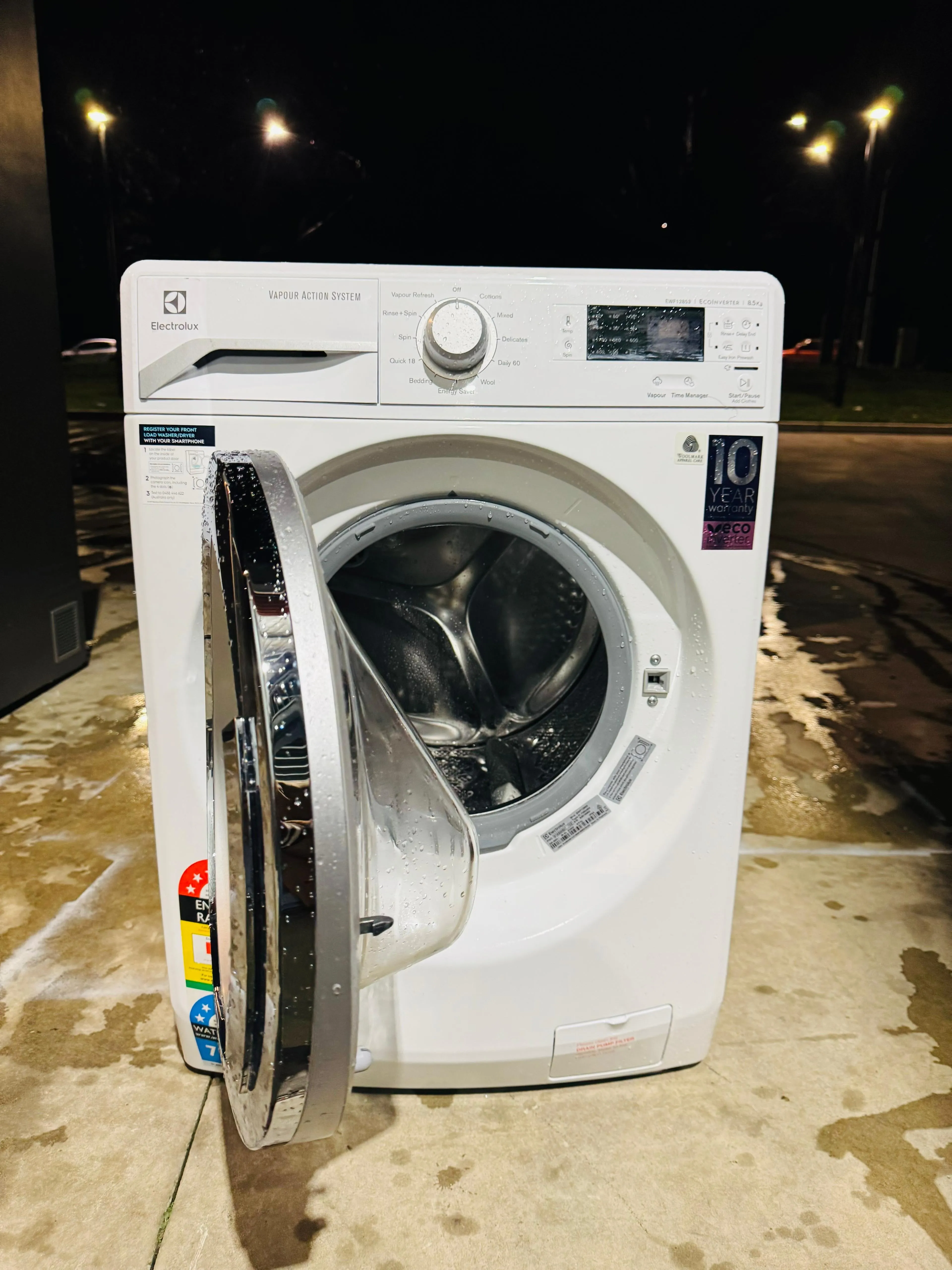 **ELECTROLUX 8.5 KGS FRONT LOADER WASHING MACHINE**