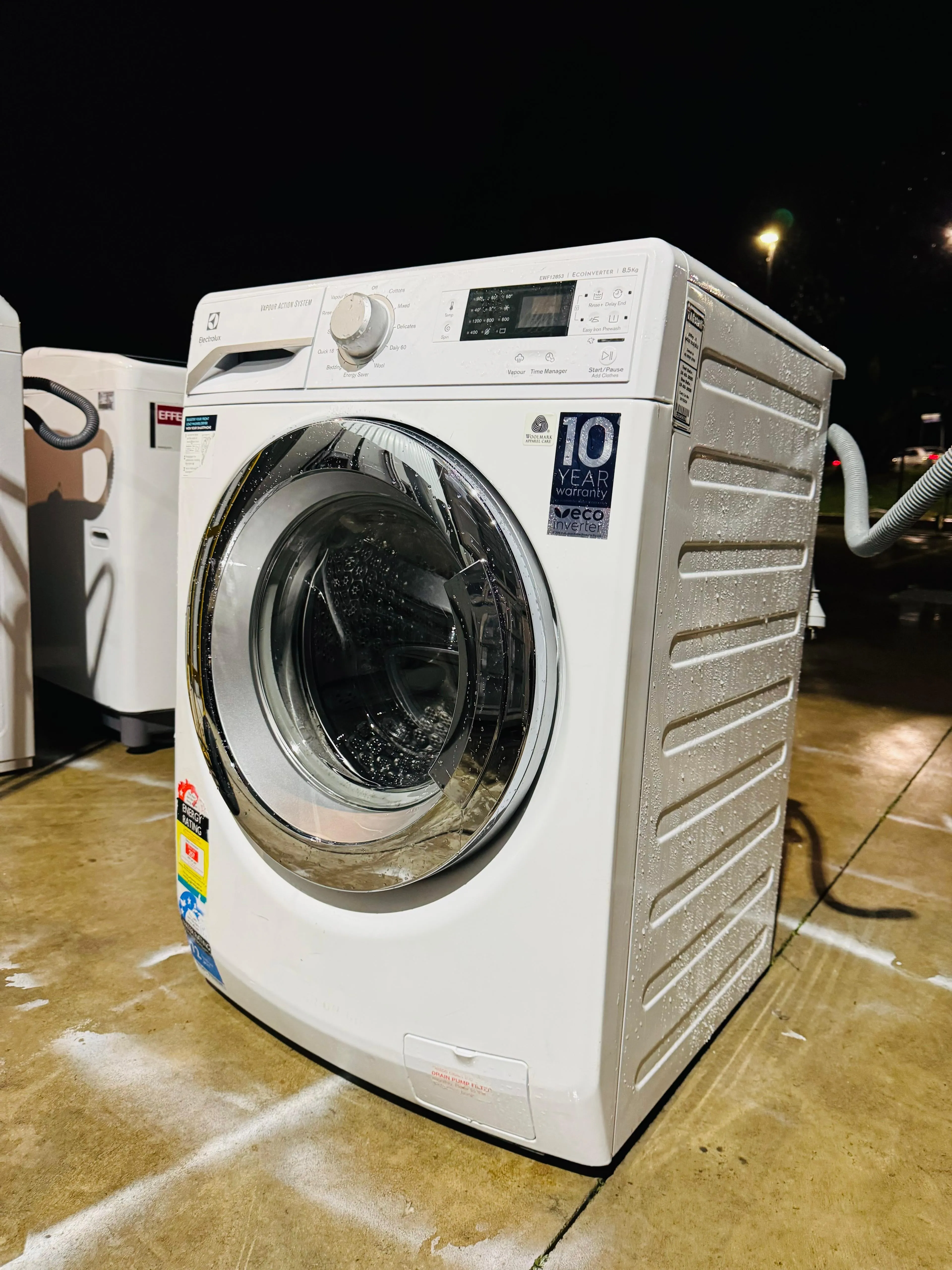 **ELECTROLUX 8.5 KGS FRONT LOADER WASHING MACHINE**