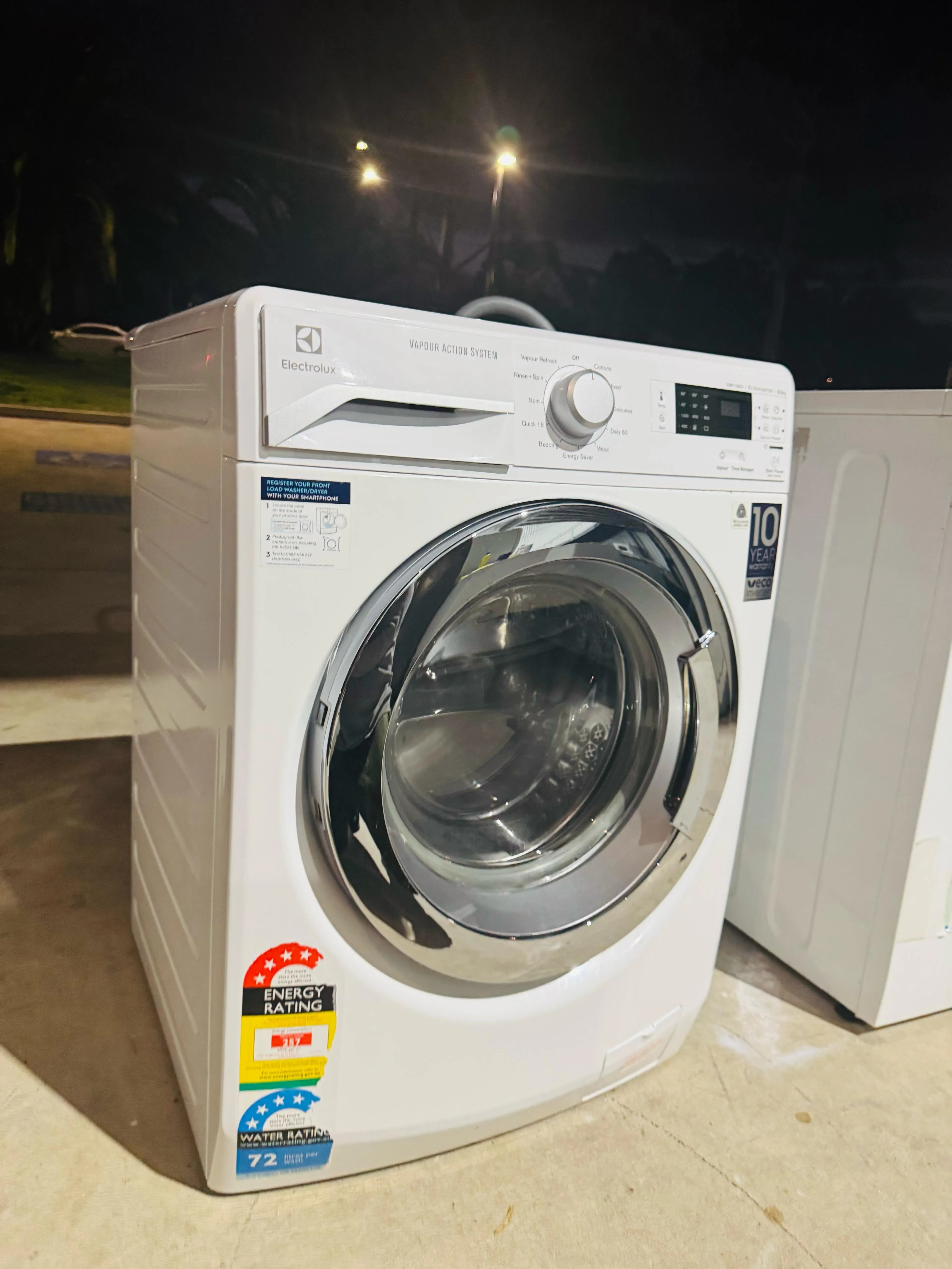 **ELECTROLUX 8.5KGS FRONT LOADER WASHING MACHINE**