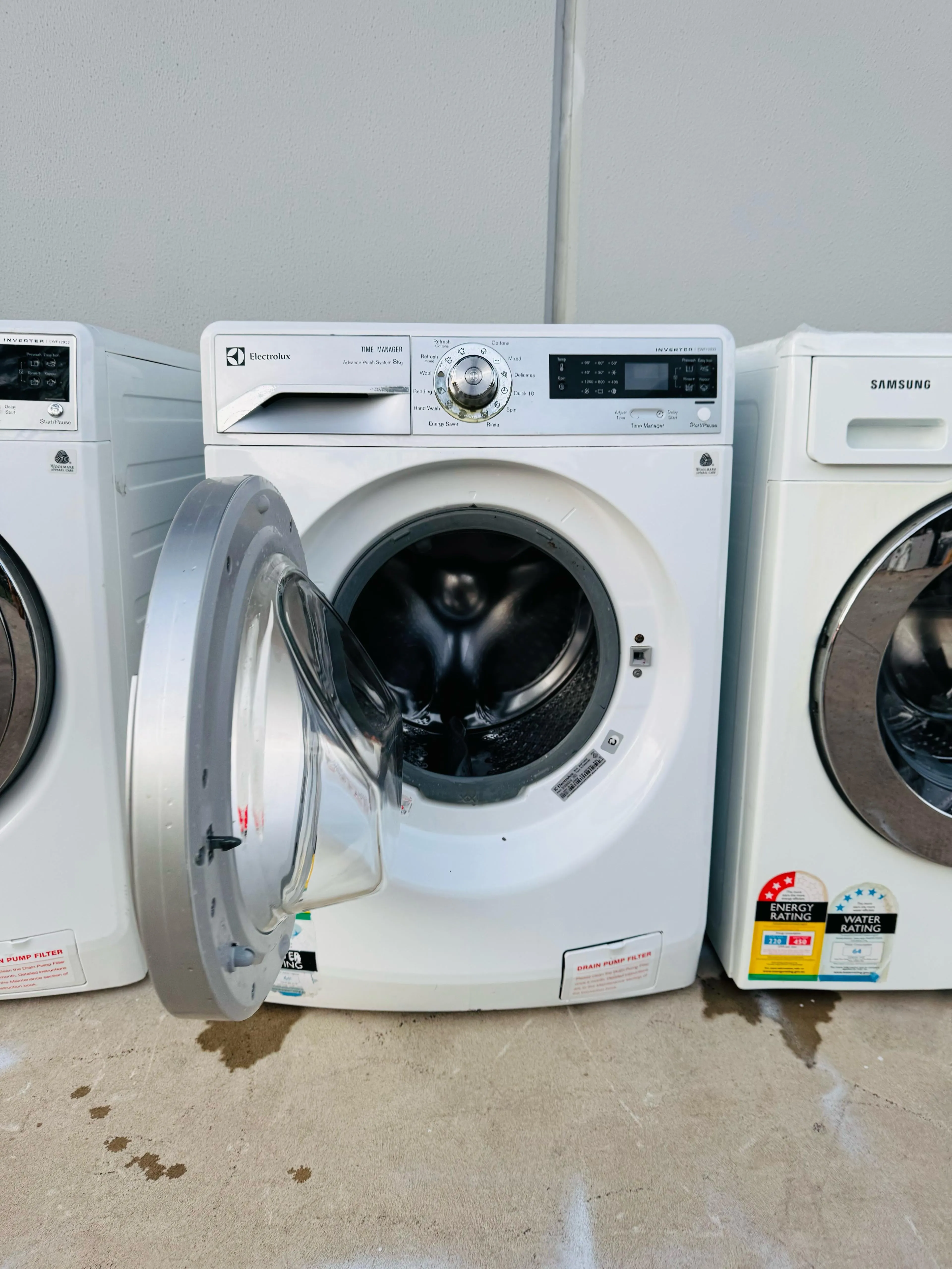 **ELECTROLUX 8KGS FRONT LOADER WASHING MACHINE**
