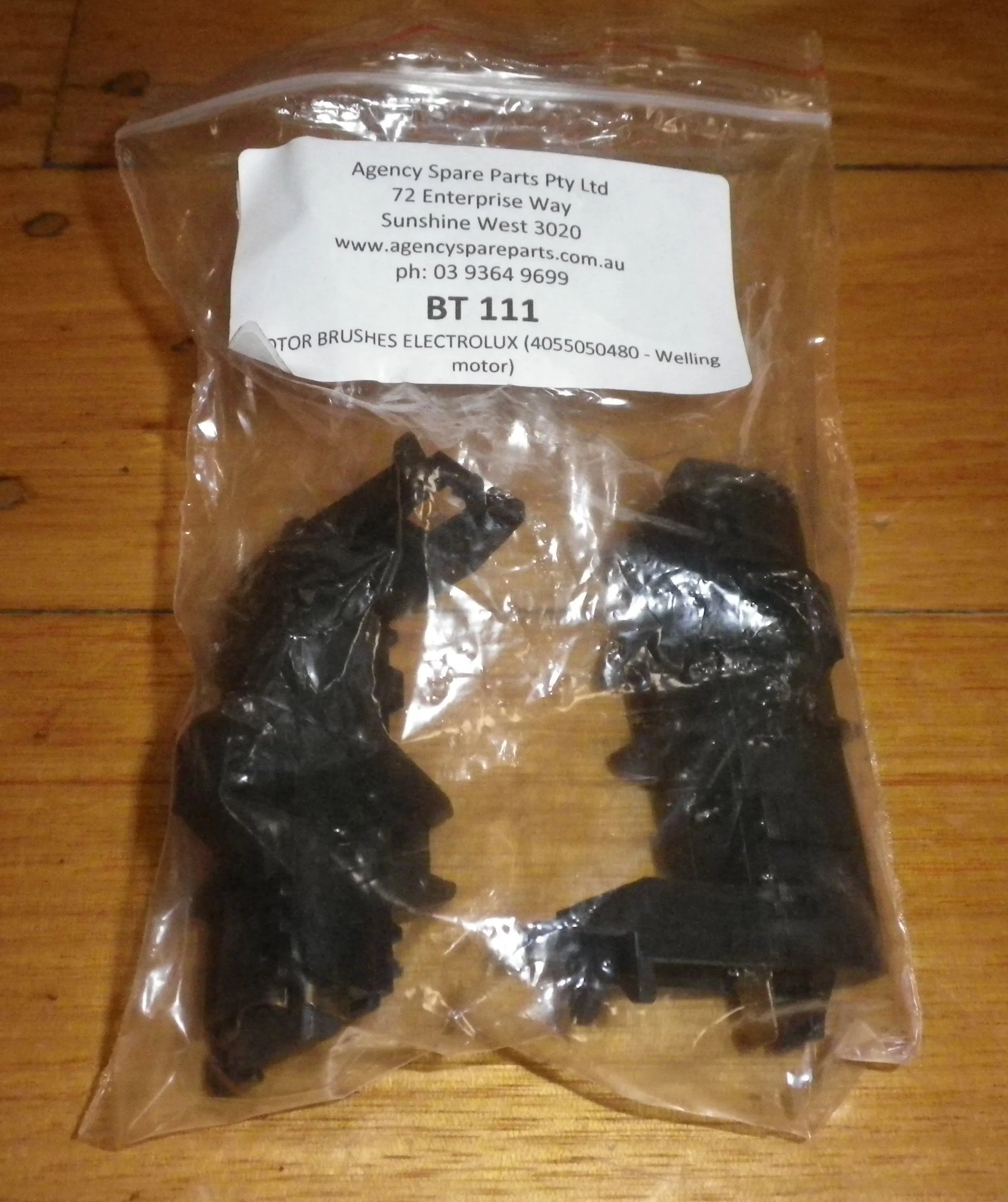 Electrolux, AEG Front Loader Carbon Brushes for Welling Motor - Part # BT111