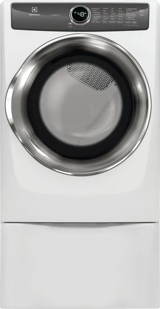 Electrolux EFMG527UIW Front Load Perfect Steam&#8482; Gas Dryer With Luxcare Dry And Instant Refresh - 8.0 Cu. Ft.