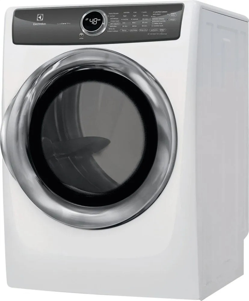 Electrolux EFMG527UIW Front Load Perfect Steam&#8482; Gas Dryer With Luxcare Dry And Instant Refresh - 8.0 Cu. Ft.