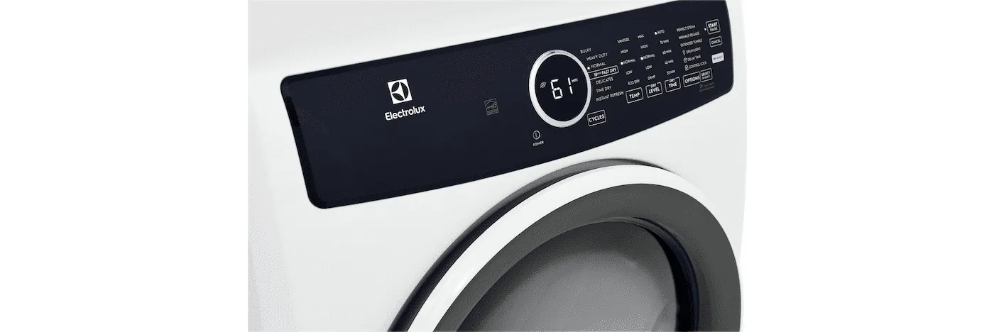 Electrolux ELFG7437AW Gas 8.0 Cu. Ft. Front Load Dryer