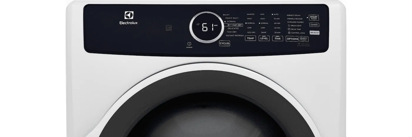Electrolux ELFG7437AW Gas 8.0 Cu. Ft. Front Load Dryer