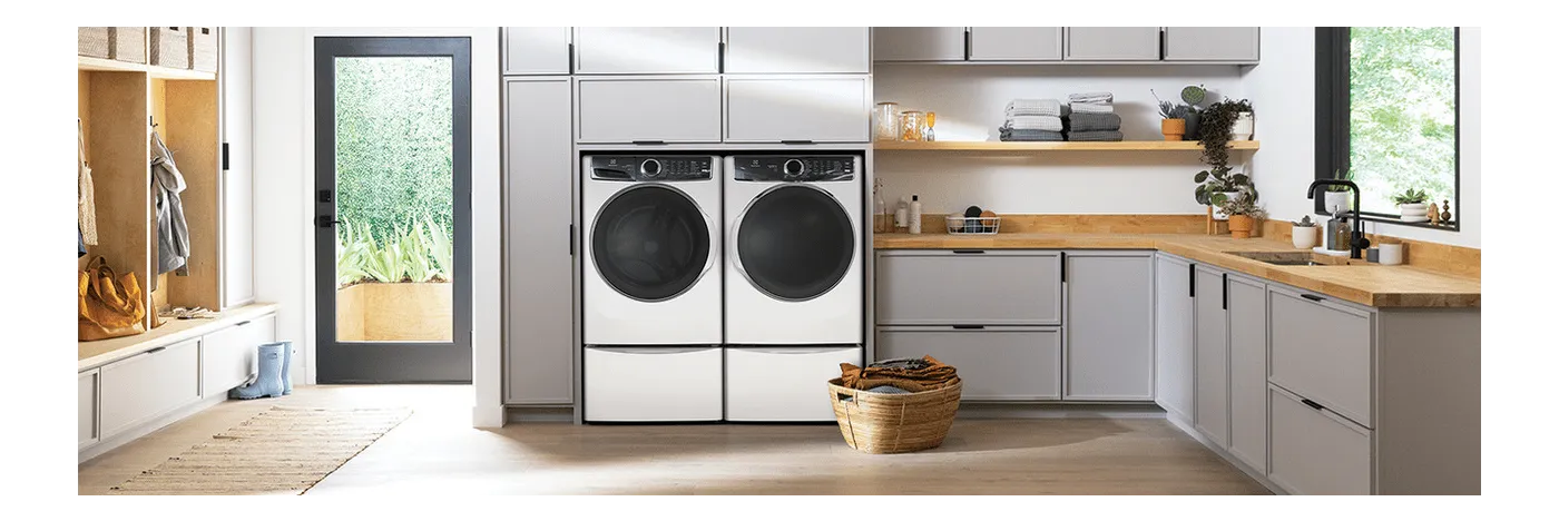 Electrolux ELFG7637AW Gas 8.0 Cu. Ft. Front Load Dryer