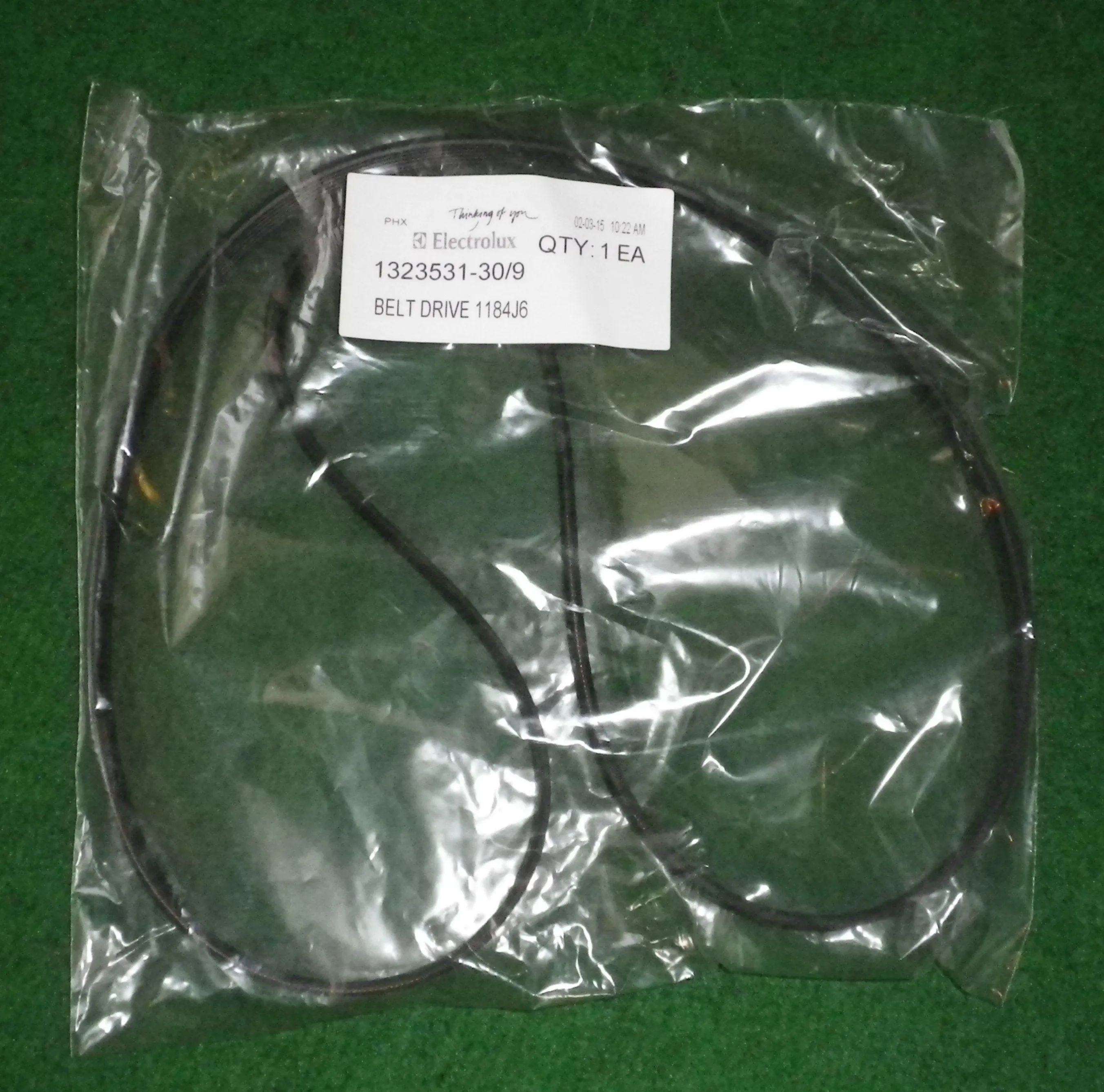 Electrolux EWF1090 Front Loader Drum Belt 1184J6, 6PJE1184 - Part # 8581323531302