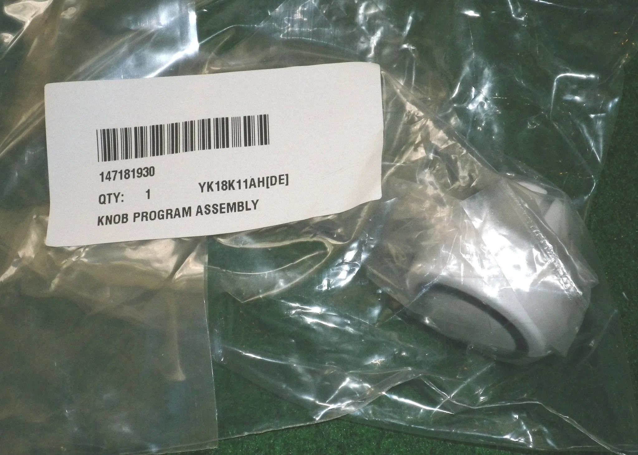 Electrolux EWF1282 Front Loader Washer Program Control Knob - Part # 1471819308