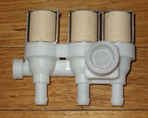 Electrolux EWT Series W/M Triple Outlet 10mm Inlet Valve - Part # 0136200091