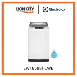 Electrolux EWT8588H1WB Top Load Washing Machine (8.5kg) - 3 Ticks