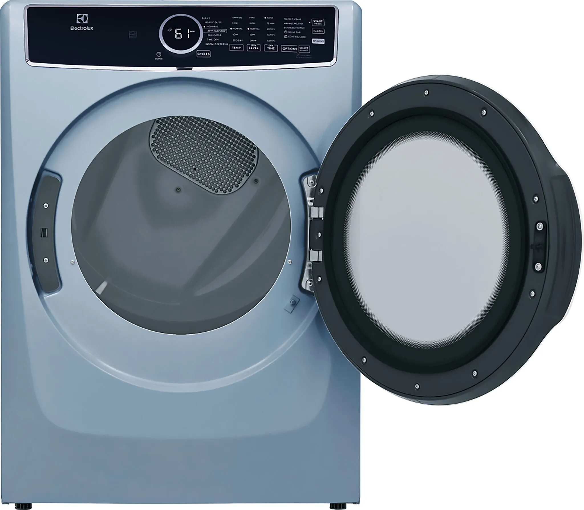 Electrolux Glacier Blue Front Load Perfect Steam Gas Dryer with Instant Refresh (8.0 Cu. Ft.) - ELFG7437AG