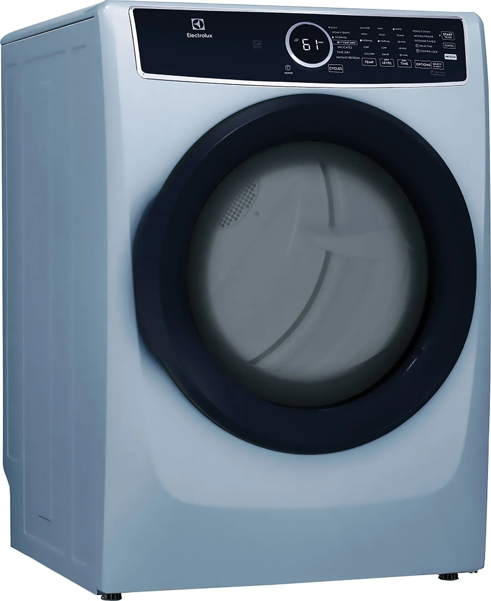 Electrolux Glacier Blue Front Load Perfect Steam Gas Dryer with Instant Refresh (8.0 Cu. Ft.) - ELFG7437AG