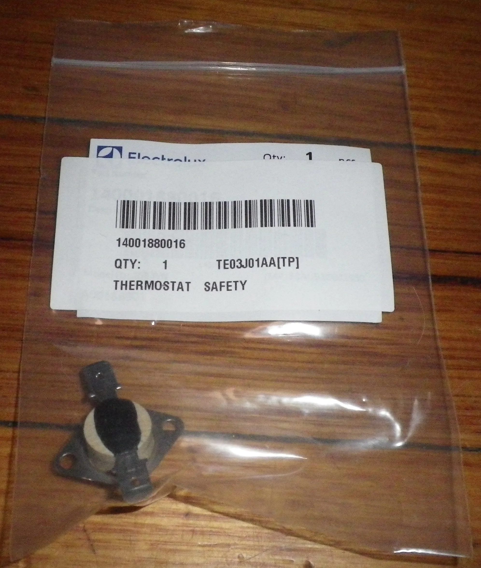 Electrolux Washer Dryer Safety Thermal Cutout 145degC - Part # 14001880016