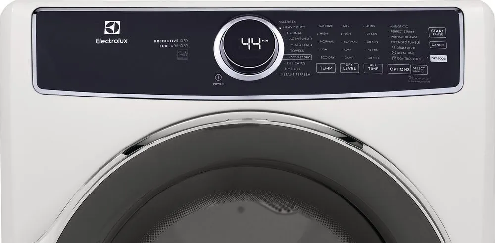 Electrolux White Front Load Gas Steam Dryer (8.0 Cu. Ft.) - ELFG7537AW
